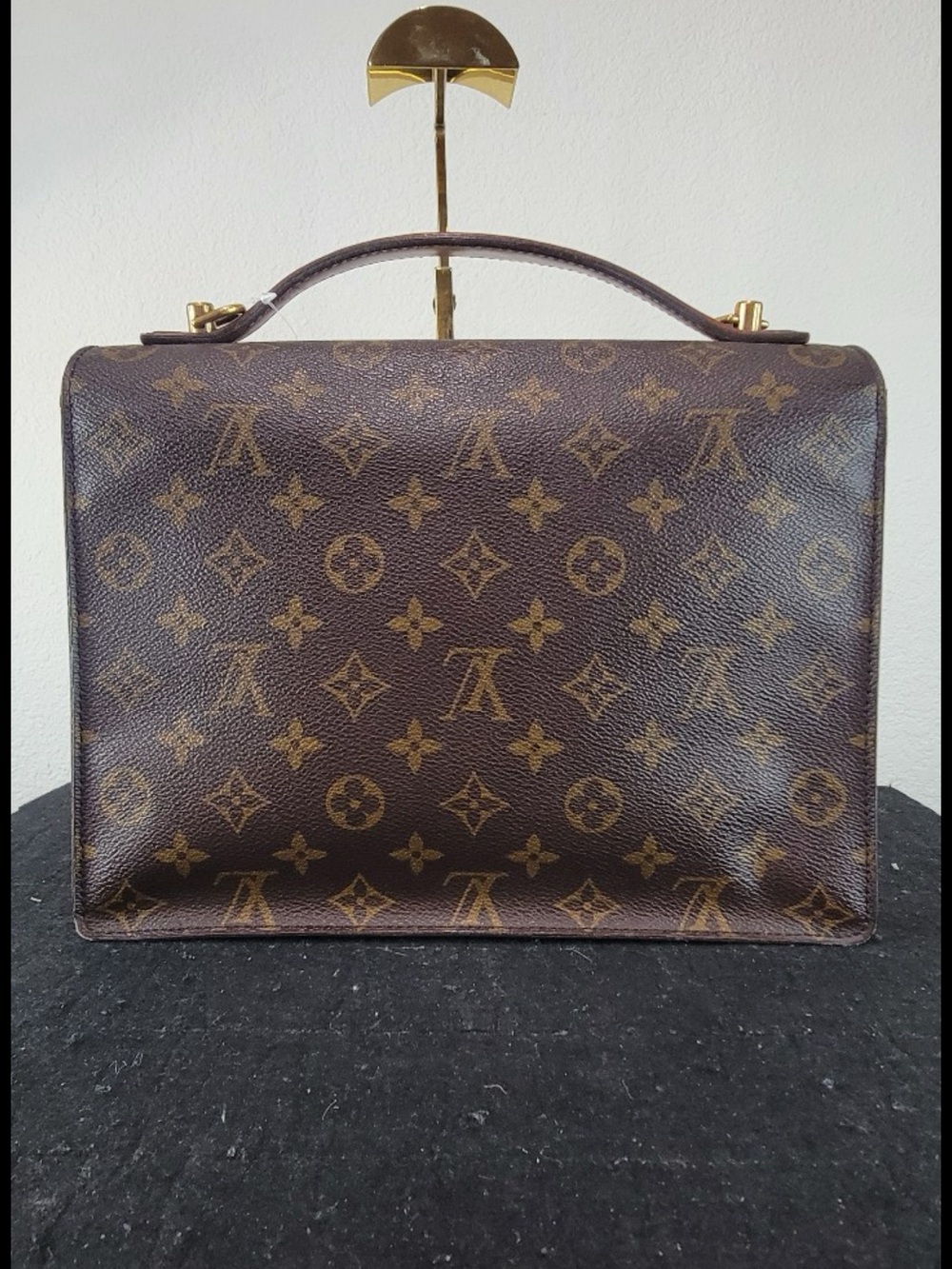 •LOUIS VUITTON• vintage monogram monceau 2way bag with keys - Picture 5 of 14
